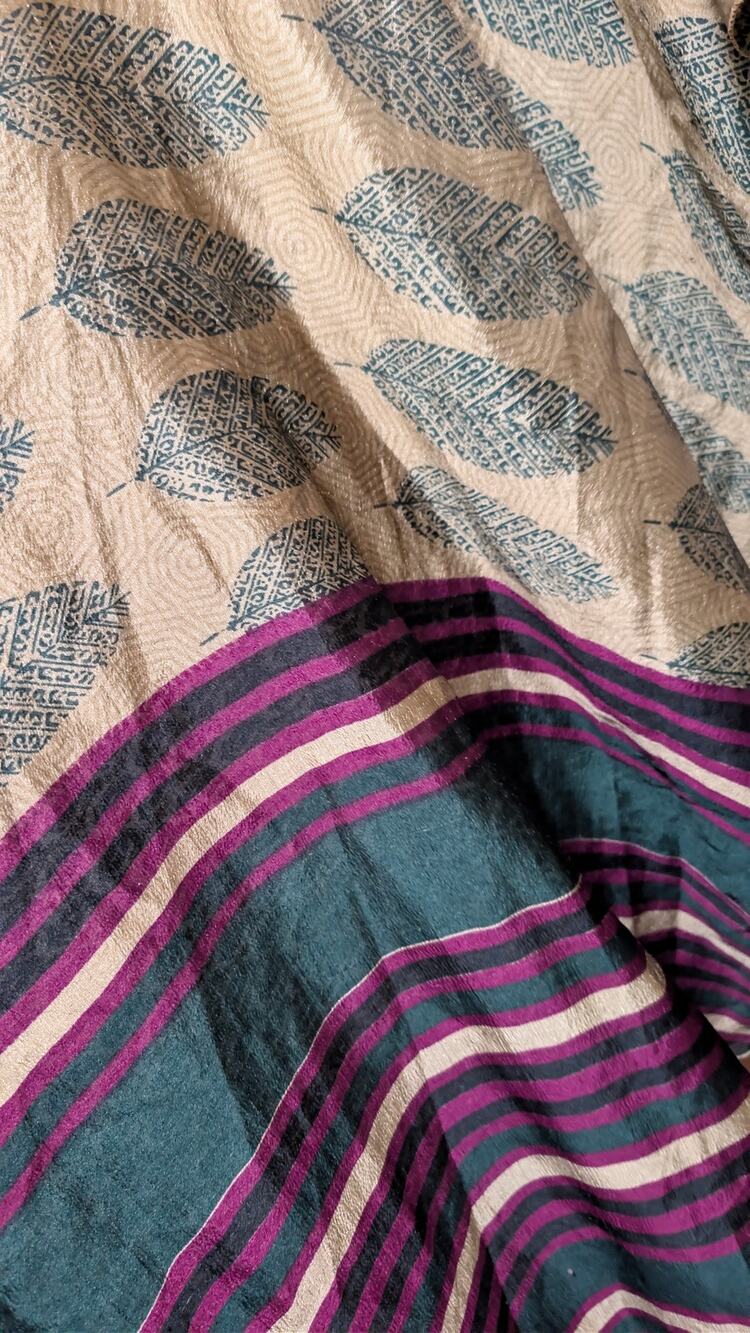 Copied - Handmade Reversible Sari Silk Layered Tie Skirt